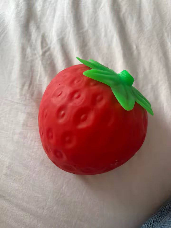 Ovia Giant Strawberry Squishy Toy