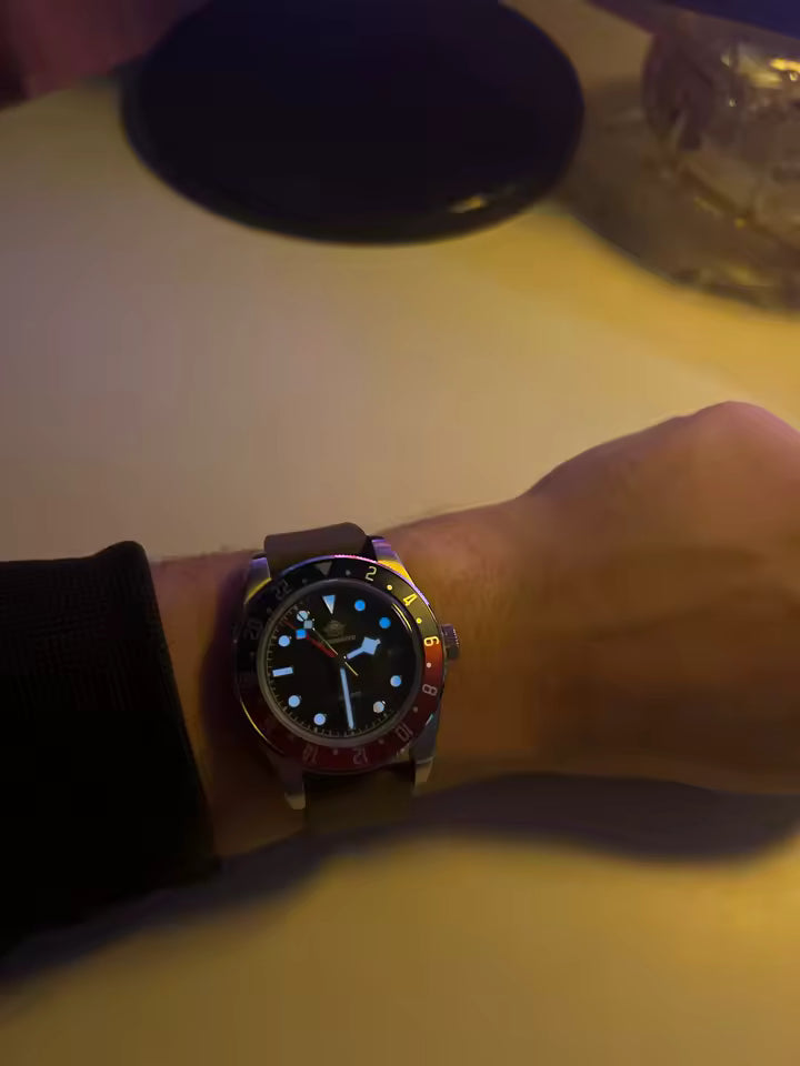 Ovia ADDIESDIVE Luxury GMT515-24H Men's Watch