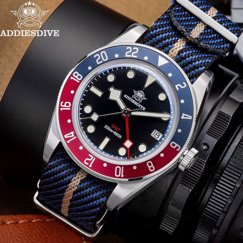 Ovia ADDIESDIVE Luxury GMT515-24H Men's Watch