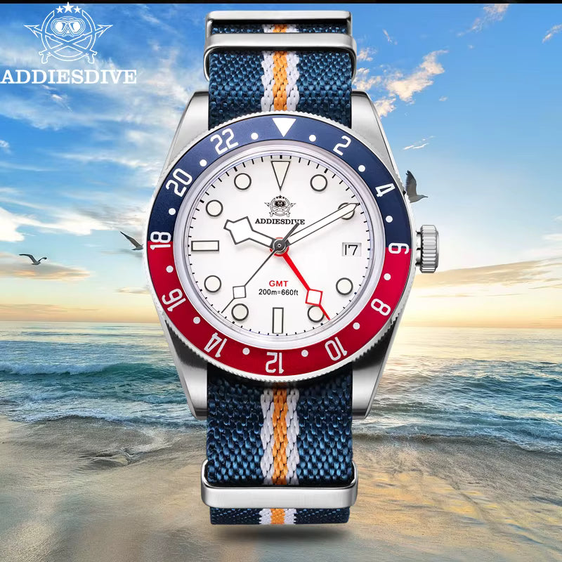 Ovia ADDIESDIVE Luxury GMT515-24H Men's Watch