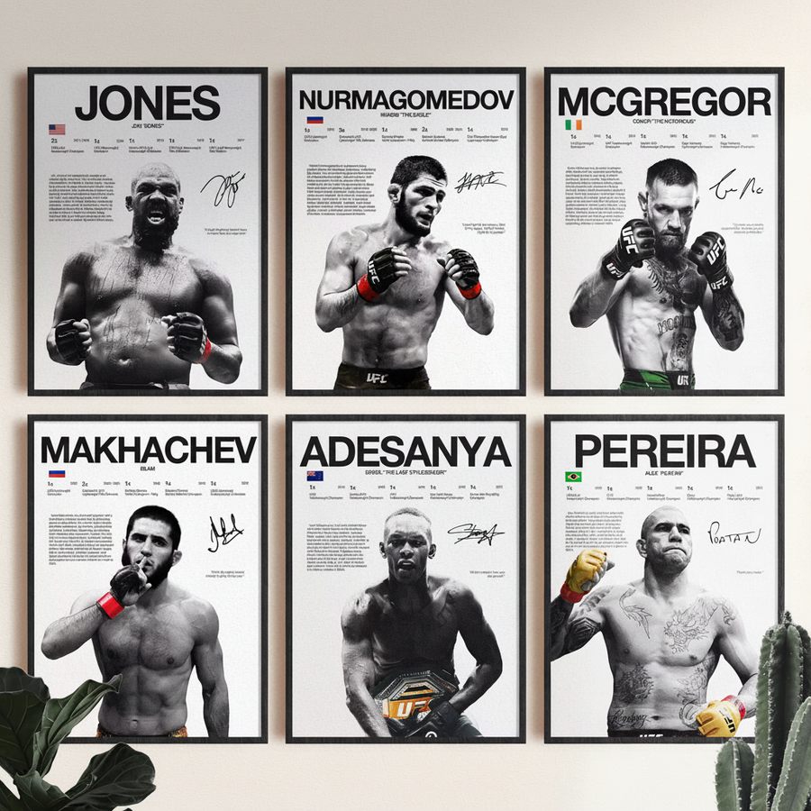 UFC Fighter Poster